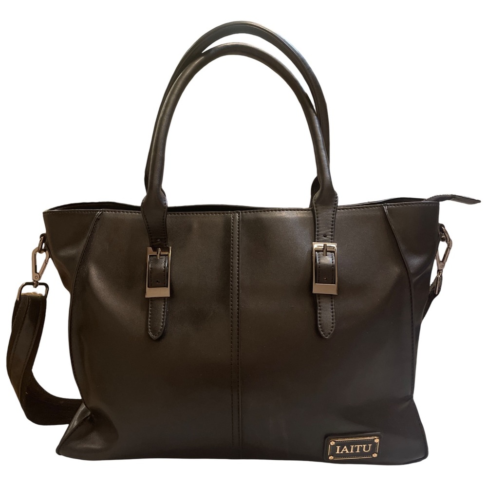 Women's Black Laptop Tote Bag